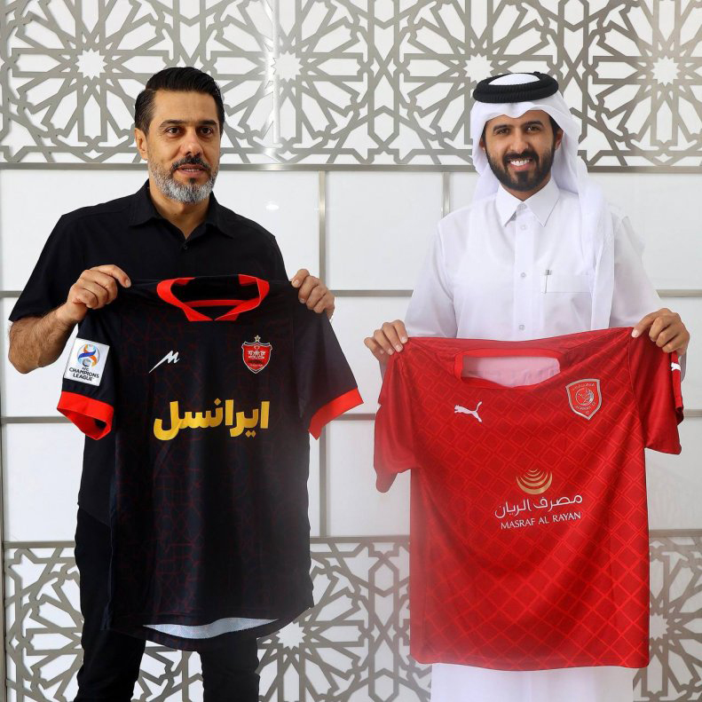 پرسپولیس با پیراهن مشکی به مصاف الدحیل می رود