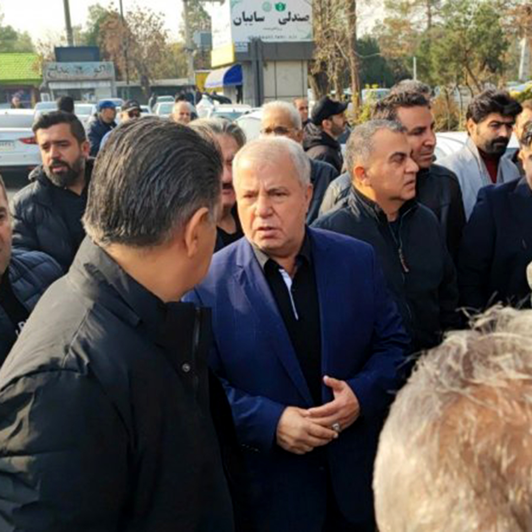 مراسم خاکسپاری مجید پروین برگزار شد