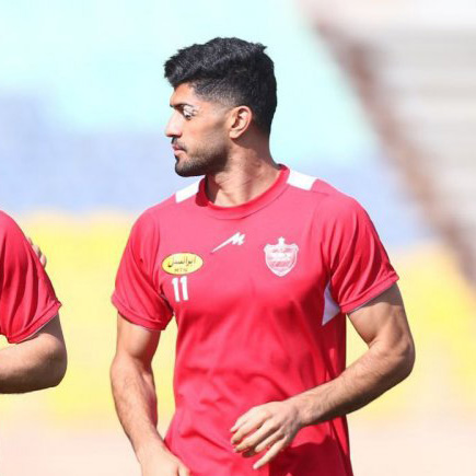 حضور دانیال با چشم نیمه باز در تمرین پرسپولیس