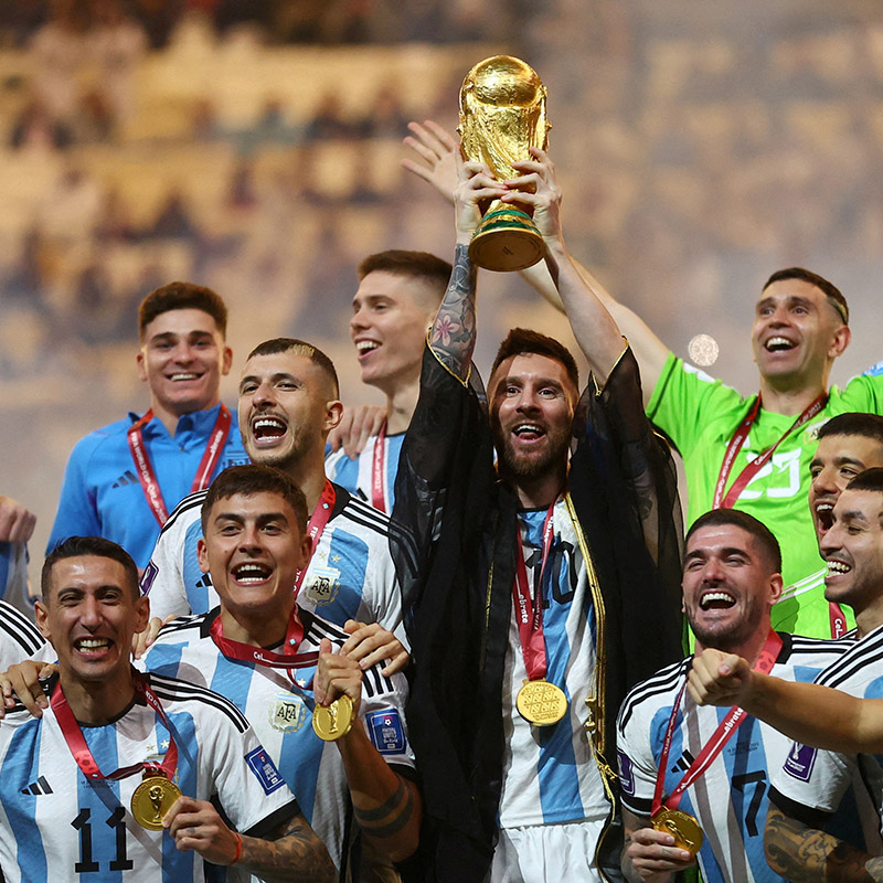 شماره پیراهن بازیکنان آرژانتین در جام جهانی 2022