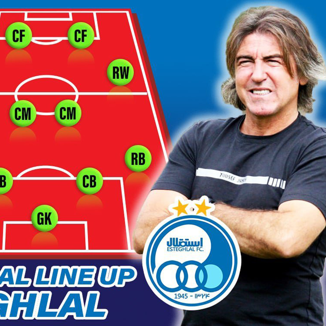 ترکیب احتمالی استقلال مقابل پرسپولیس