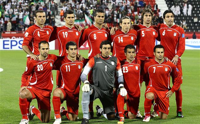 عکس تیمی بازیکنان ایران در دیدار مقابل عراق