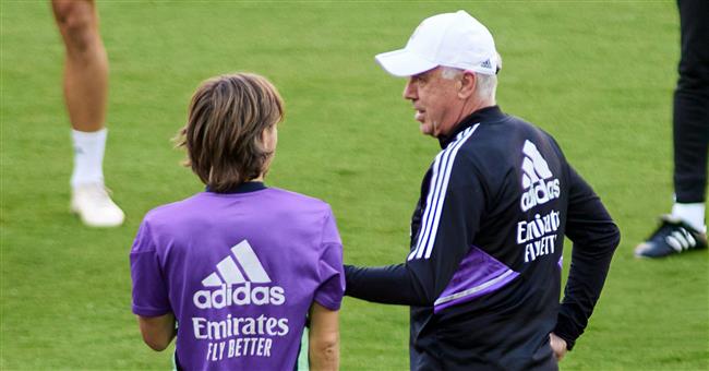 مودریچ و کارلو آنچلوتی