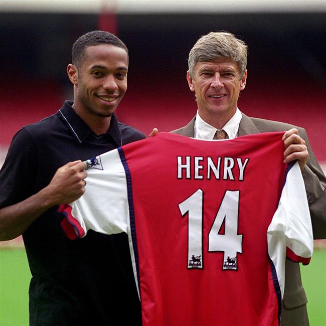 تیری آنری، بهترین خرید تاریخ آرسنال