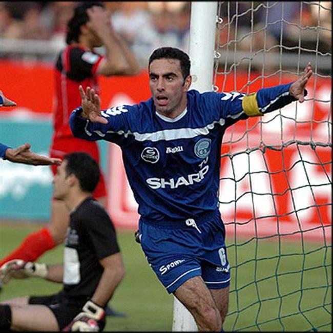 شادی محمود فکری پس از گلزنی مقابل پرسپولیس