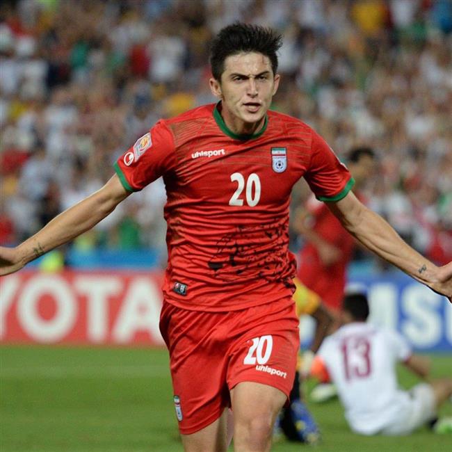 شادی سردار آزمون از گلزنی مقابل قطر