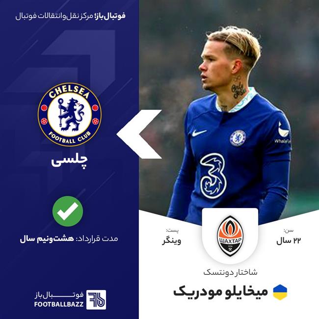 انتقال میخایلو مودریک به چلسی