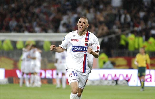 دوران حضور کریم بنزما در المپیک لیون