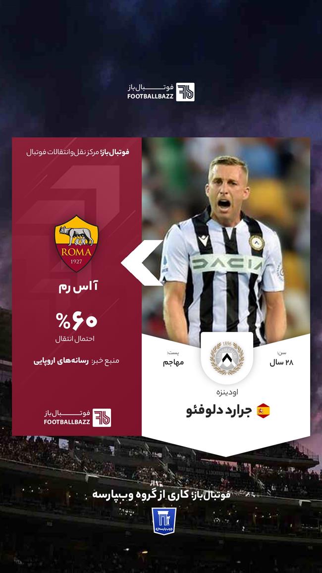 انتقال  جرارد دلوفئو به  آ اس رم 