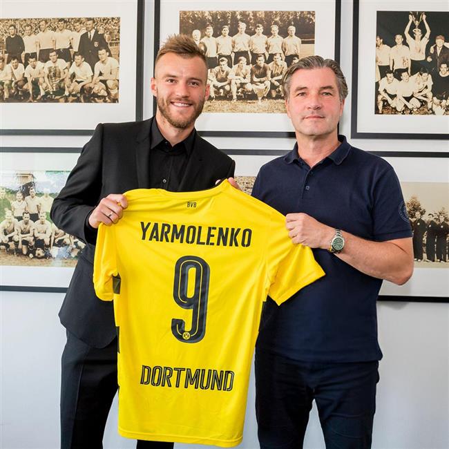 مراسم معارفه آندری یارمولنکو در بروسیا دورتموند