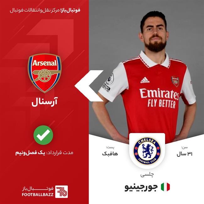 انتقال جورجینیو به آرسنال