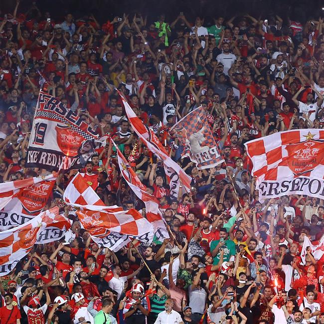 هواداران پرسپولیس در ورزشگاه آزادی