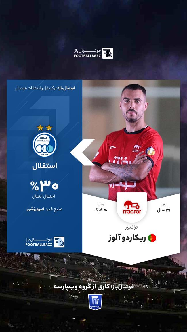 انتقال ریکاردو آلوز به استقلال