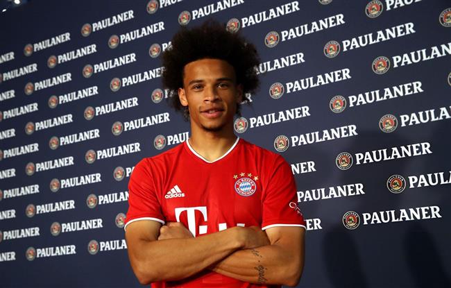 لروی سانه در پیراهن بایرن مونیخ