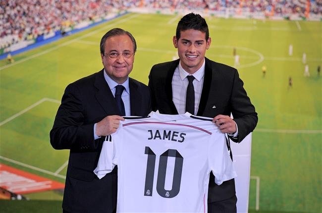 معارفه جیمز رودریگز در رئال مادرید