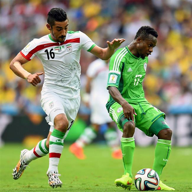تصویری از دیدار ایران و نیجریه در جام جهانی 2014