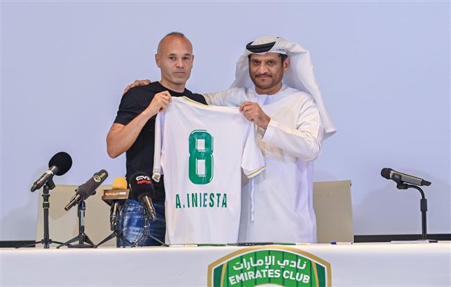 معارفه آندرس اینیستا در الامارات