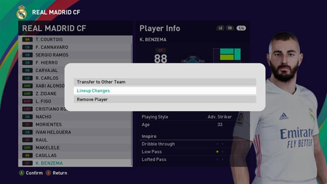 بازیکنان کلاسیک در PES2021