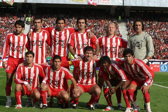 عکس تیمی بازیکنان پرسپولیس در فصل 85-1384