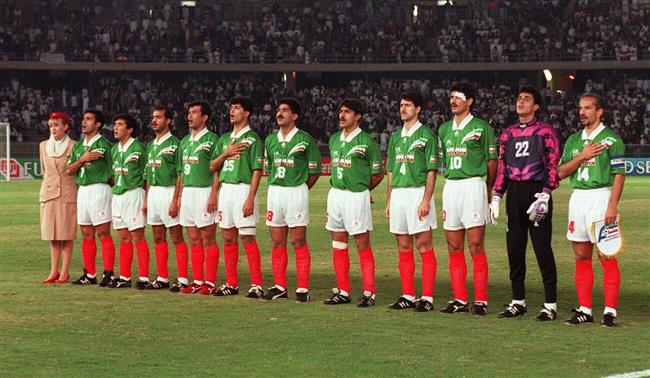 عکس تیمی بازیکنان ایران در جام ملت‌های آسیا 1996